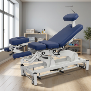 Table de chiropratique 3/4D de haute qualité avec fonction de basculement latéral de la tête, en cuir PU, pour clinique d'ostéopathie et massage - Product Image 2