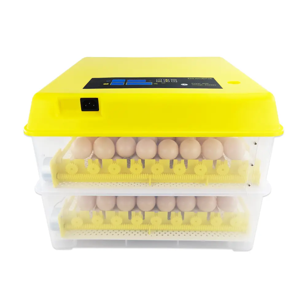 112eggs egg yellow fully automatic mini incubator roller egg tray