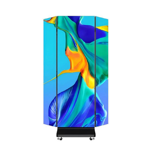 Pantalla LED Vertical Plegable de Tres Secciones para Interiores, de Una o Dos Caras, Venta al Por Mayor - Product Image 1