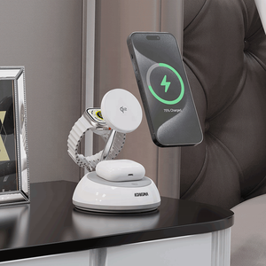 Điện tử số lượng lớn mua máy tính để bàn 3in1 ba trong một sạc từ qi2 3 trong 1 sạc không dây đèn - Product Image 4