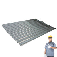 Tôle ondulée revêtue d'aluzinc DX51D, panneau de toiture en galvalume pour la construction
