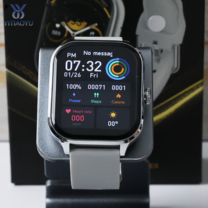 C28pro 方形 TFT 2.09 英寸触摸屏智能手表 GPS 健身追踪器 心率监测器 音乐播放器 IP65 支持接听电话 - Product Image 1