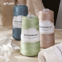 Fil de Soie Pure en Gros, Cône de Fil de Dentelle Brillant pour Crochet, Tricot et Broderie, Idéal pour Châles, Pulls et Robes de Mariée