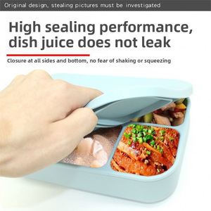 Boîte en silicone sans BPA personnalisée, boîtes à lunch en silicone micro-ondables avec couvercle, récipient de stockage alimentaire réutilisable - Product Image 4