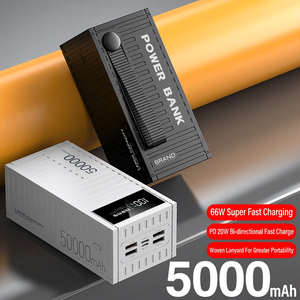 แบตสำรองแบรนด์ดัง 50000mAh 66W ชาร์จเร็ว พกพาสะดวก พร้อมหน้าจอ LED พอร์ต Type C - Product Image 3