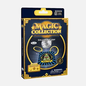 마술사 재미있는 장난감 동전 사라지는 환상 마술 트릭 플라스틱 무대 어린이 클로즈업 매직 Juegos de Magia 삼키기 동전