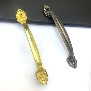 Furniture Handle Bar Zinc Alloy Antique Bronze Imitation <b>Gold</b> Drawer <b>Cabinet</b> Kitchen Hardware 116mm 96mm Hole Distance - Product Image 3