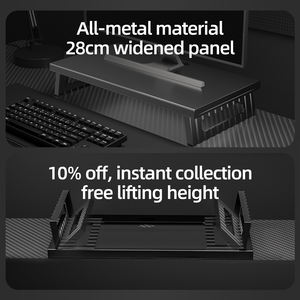 ตุ๊กแกพับได้ใหม่จอมอนิเตอร์เหล็กตามหลักสรีรศาสตร์ที่ช่วยเพิ่มความสบายให้กับพื้นที่ทำงานในสำนักงาน - Product Image 2