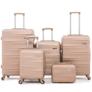 Trolley Luggage Manufacturers 4 Pcs Trolley Bag And 1 Pcs Cosmetic Case Trolley Travel Bag Luggage Valise Carry On Luggage