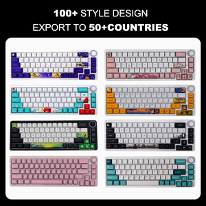60% <b>Keyboard</b> 68 Keys Hot Swappable Anti-ghosting 2.4G Wireless BT Mini Rgb Green Switch Gaming Mechanical for Computer Gaming 68 - Product Image 2