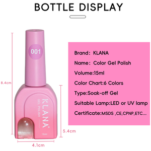Esmalte de Uñas en Gel Efecto Ojo de Gato, 6 Colores Champán, 15ml, Magnético, Libre de HEMA/TPO, Set de Esmaltes para Manicura en Salón y en Casa - Product Image 6