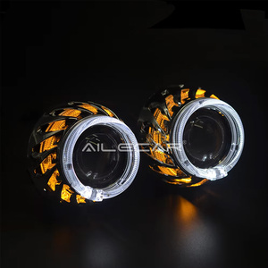 Tự động <span class=keywords><strong>bixenon</strong></span> 2.5 inch RGB Turbine shrouds <span class=keywords><strong>HID</strong></span> Bi Xenon ống kính máy chiếu xe ánh sáng phụ kiện - Product Image 3