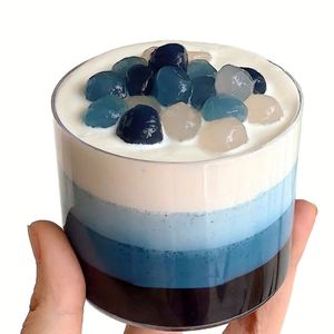 Vasos de Plástico Transparente para Mousse, Parfait, Yogur y Pudín, 200 ml, con Tapa, para Fiestas en Casa y Bodas, Venta al Por Mayor - Product Image 4