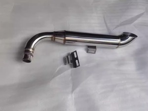 Tuyau d'échappement en acier inoxydable pour moto, compatible avec les composants Honda CT50, CT70, ST50 et ST70 - Product Image 2