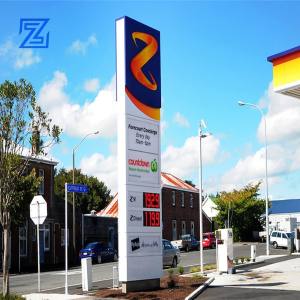 Station-service Pompe à carburant Led Essence Space Frame Petrol Oil Sign Gas Price Display Gas Station Price Boards - Product Image 1