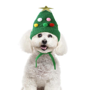 <span class=keywords><strong>2022</strong></span> gros nouveau Style Offre Spéciale animal de compagnie ensemble de fête chapeau de noël écharpe Cape classique hiver chat chien chiot animal de compagnie vêtements de noël - Product Image 6