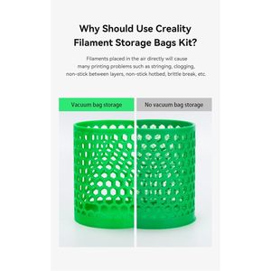 Creality 3D Filament Vacuum Storage Kit With Hand Pump And Desiccants For 1.75mm <b>PLA</b> Filament Storage - Product Image 4