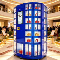 Distributeur automatique AIT en forme d'octogone, équipement de distribution de cadeaux et de jouets surprises à température normale, sans surveillance, à vendre