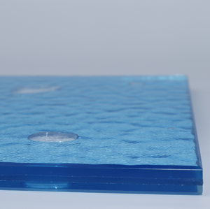 แผงกระจกตกแต่งรูปทรงสี่เหลี่ยมผืนผ้าสีน้ำเงินทันสมัย ติดผนัง ให้แสงผ่านได้ดี - Product Image 2