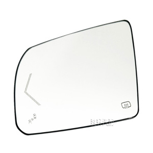 Toyota Tundra Sequoia 2007-2020 Rearview <b>Mirror</b> Glass With LED Blind Spot Assist Adjustable <b>Irregular</b> Shape 12V - Product Image 3