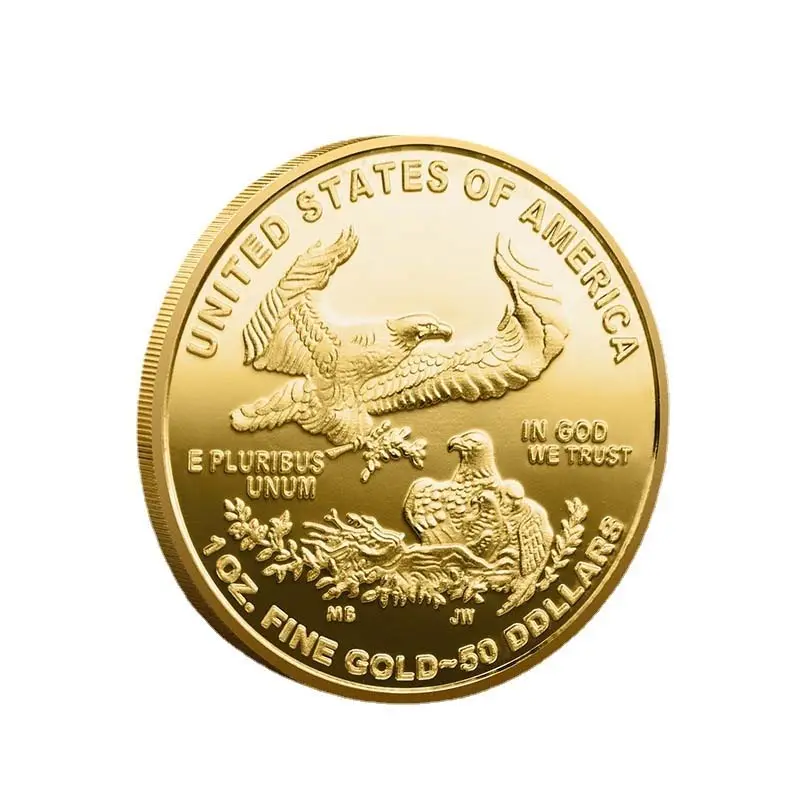 Yangle tùy chỉnh kim loại thủ công mỹ nghệ mạ vàng đồng xu của Hoa Kỳ của Mỹ cổ điển kỷ niệm đồng xu