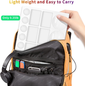 <span class=keywords><strong>Palette</strong></span> de peinture à l'<span class=keywords><strong>aquarelle</strong></span> à 20 compartiments, <span class=keywords><strong>palette</strong></span> de mélange de peinture acrylique, <span class=keywords><strong>palette</strong></span> carrée en plastique pour artistes, <span class=keywords><strong>grande</strong></span> <span class=keywords><strong>palette</strong></span> pour enfants, adultes et artistes - Product Image 4