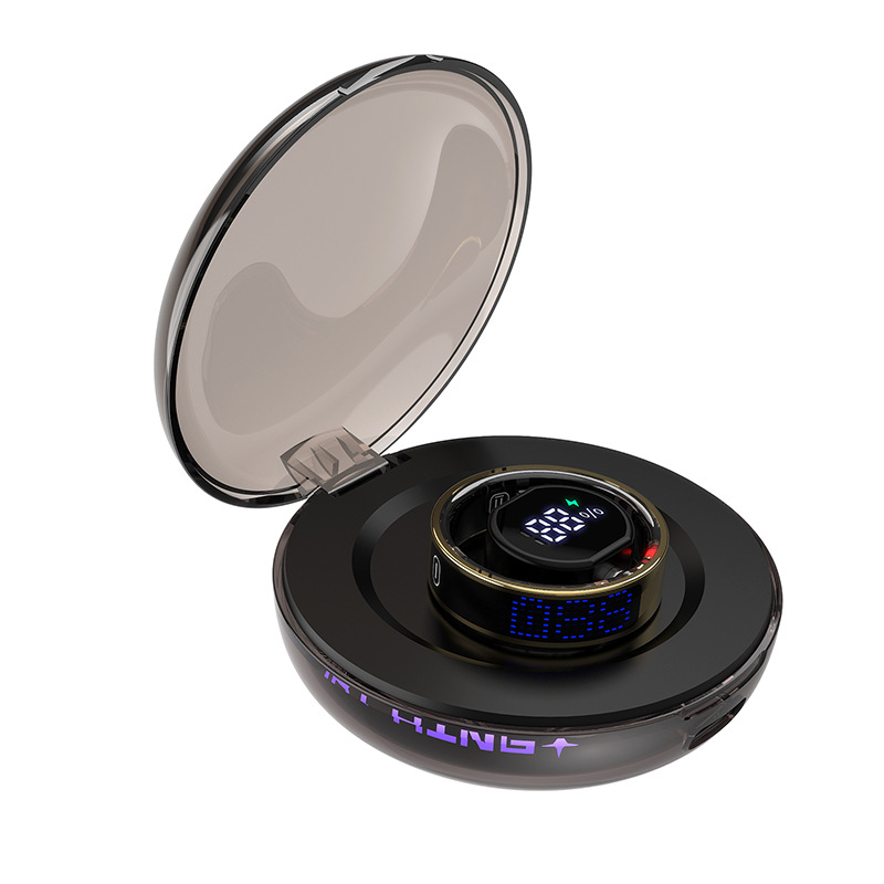 Bague intelligente couleur or - Station de charge