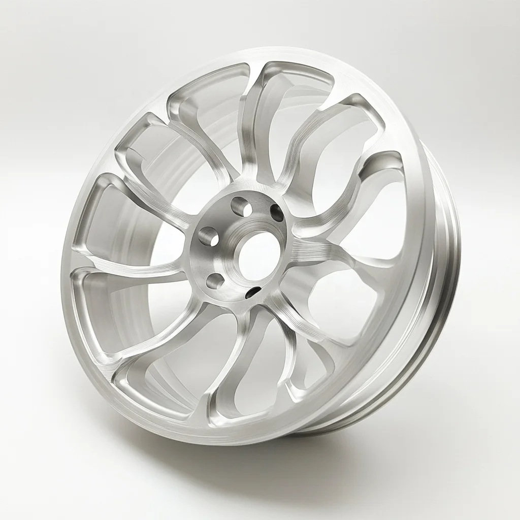 High Precision 3/4/5 Axis Rapid Prototype CNC Stainless Steel & Aluminum Car Wheel Parts Customized Milling Services