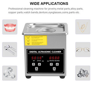 Machine de nettoyage à ultrasons numérique 1300ml <span class=keywords><strong>lunettes</strong></span> de bijoux à ultrasons nettoyant dentaire <span class=keywords><strong>bain</strong></span> à ultrasons - Product Image 2