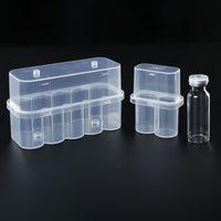 Estuche para viales de péptidos de 3 ml, de 2 a 10 ranuras, de PP de grado médico, sin BPA, apto para refrigerador, almacenamiento OEM, soporte para viales a granel de alta calidad, certificado CE
