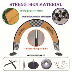 Publicité de qualité commerciale Designs personnalisés Semi-Circle Fpv Racing Gate - Product Image 4