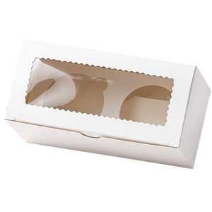 Boîtes à cupcakes personnalisées en gros, gaufrées, laminées mat, avec fenêtre transparente, 12 cavités, emballage alimentaire sûr - Product Image 5