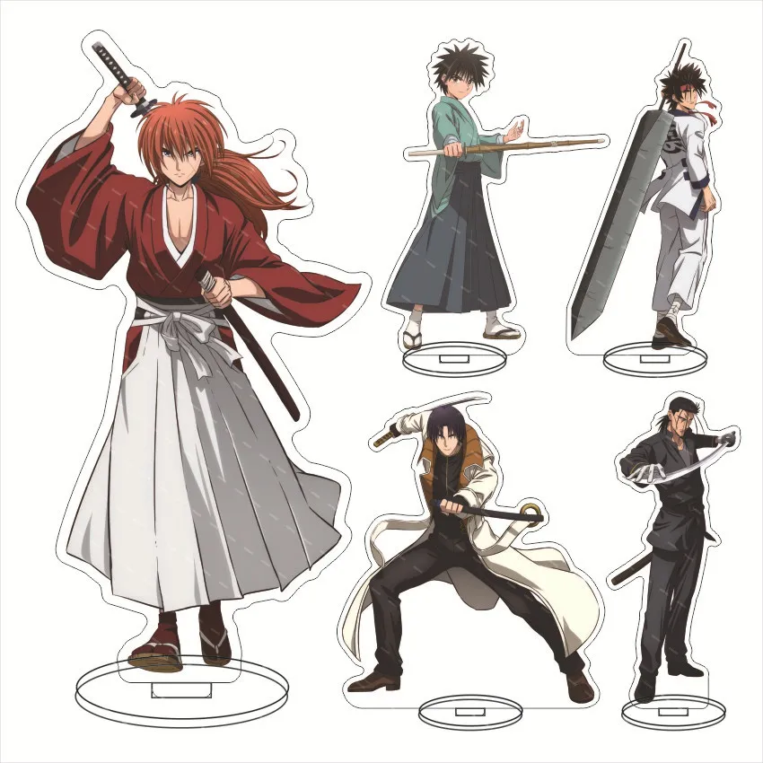 15CM New Anime Rurouni Kenshin Figures HIMURA KENSHIN Acrylic