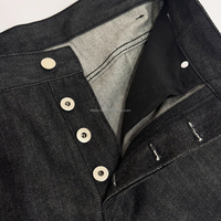 Custom Hommes Jeans 14oz Pantalon en denim japonais à lisière lourde de haute qualité Récupération japonaise Raw Selvedge Baggy Jean pour hommes