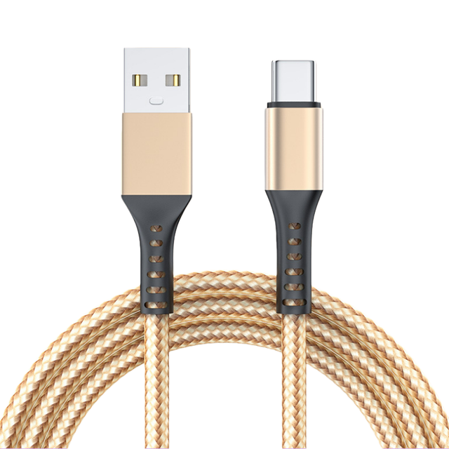 USB-A to USB-C Data Cable 1m 2m 3m10W Braided Fast Charging Type-C Charging Cable Compatible with Samsung iPhone 17