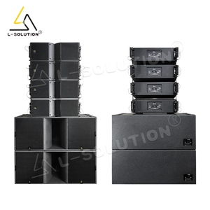 Hot Sale Dual Subwoofer Line <b>Speakers</b> System Power <b>Amplifier</b> Professional Stage Music <b>Speaker</b> Set K210&KS28-8+4 Subwoofe - Product Image 2