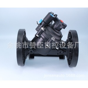 Válvula solenoide con brida Zanchen de 2 pulgadas, tipo piloto, CC 24V, para control inteligente del flujo de agua y aire en riego. - Product Image 1