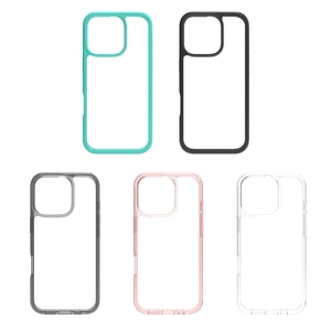 Venta al por mayor <span class=keywords><strong>claro</strong></span> Anti amarillo acrílico 2 en 1 funda para teléfono móvil a prueba de golpes para iPhone 16 15 14 13 12 Pro Max - Product Image 5