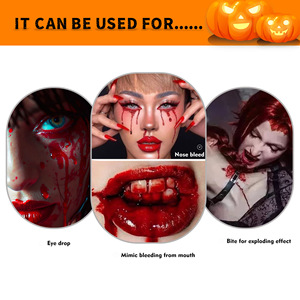 Kit <span class=keywords><strong>de</strong></span> Pintura Facial Premium para Halloween, Set <span class=keywords><strong>de</strong></span> Maquillaje Seguro y No Tóxico, Suministros Lavables para Pintar el Cuerpo en Fiestas y Festivales para Niños - Product Image 3