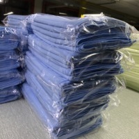 Rouleau de tissu microfibre tissé double face imprimé 100 % polyester, personnalisé, écologique, séchage rapide, pour vêtements de plage et de nettoyage