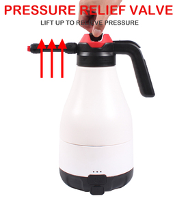 Pump Spray Foamer-Lavado y detalle <span class=keywords><strong>de</strong></span> autos profesional, espuma seca/húmeda, válvula <span class=keywords><strong>de</strong></span> seguridad <span class=keywords><strong>de</strong></span> liberación <span class=keywords><strong>de</strong></span> presión, mangueras <span class=keywords><strong>de</strong></span> PVC (1,8 litros) - Product Image 3