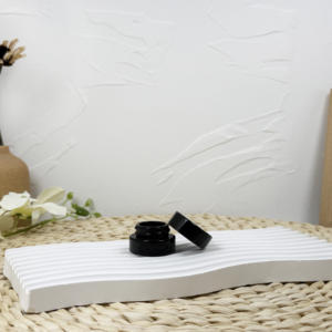 Tarro de cristal negro redondo a prueba de niños concentrado con tapa a prueba de niños - Product Image 6