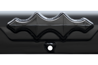 Accessoires extérieurs en plastique pour BYD Ti7 Leopard 7 : Logo de calandre lumineux et éclairage d'ambiance Black Knight