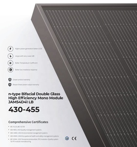 Paneles Solares Monocristalinos <span class=keywords><strong>JA</strong></span> <span class=keywords><strong>Solar</strong></span> <span class=keywords><strong>JAM72S10</strong></span> de Alta Calidad, 400W 405W 410W 415W 420W, Gran Potencia y Alta Eficiencia, Gran Oferta en Existencia - Product Image 3
