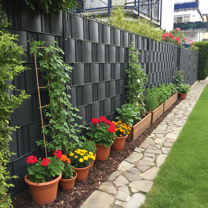 Clôture <span class=keywords><strong>de</strong></span> jardin en PVC rigide 19cm*26m, certifiée TUV UV 500 heures, très vendue / Bande <span class=keywords><strong>de</strong></span> protection <span class=keywords><strong>de</strong></span> la vue / Bande <span class=keywords><strong>de</strong></span> protection <span class=keywords><strong>de</strong></span> la vue pour clôture - Product Image 1