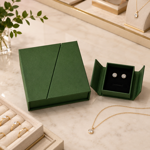 Wholesale Custom Logo Double-Door Magnetic <b>Box</b> Jewelry <b>Box</b> Eco-Friendly <b>Gift</b> Paper <b>Box</b> Wedding Favor Ring Bracelet Display <b>Box</b> - Product Image 2
