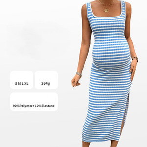 Abiti da donna vestiti da donna a vita alta senza maniche abiti <span class=keywords><strong>premaman</strong></span> estivi - Product Image 4