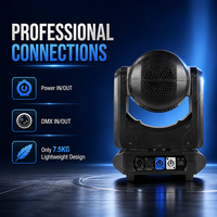 Projecteur LED mobile haute puissance 200W avec anneau LED extérieur, modèle 2026, pour scène professionnelle et concerts