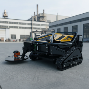 Livraison Gratuite Tondeuse Robot RC sur Chenilles 600mm à Démarrage Électrique et Essence pour Pentes, Tondeuse à Gazon Télécommandée Économique - Product Image 3