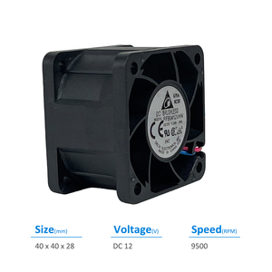 Ventilateur axial de refroidissement Delta FFB0412VHN-F00 12VDC 0.16A 1.92W 9500RPM pour armoire de commande, onduleur et UPS - Product Image 2